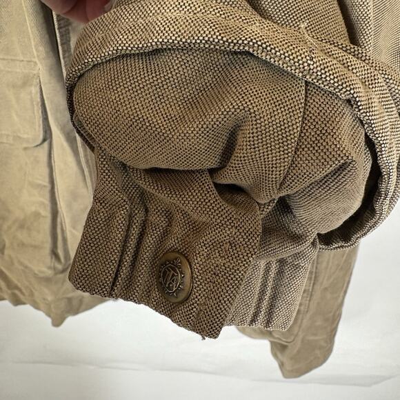 Men's Territory Ahead Chore Coat Barn Jacket Large Pocket Work Olive Green Brown - Picture 4 of 12